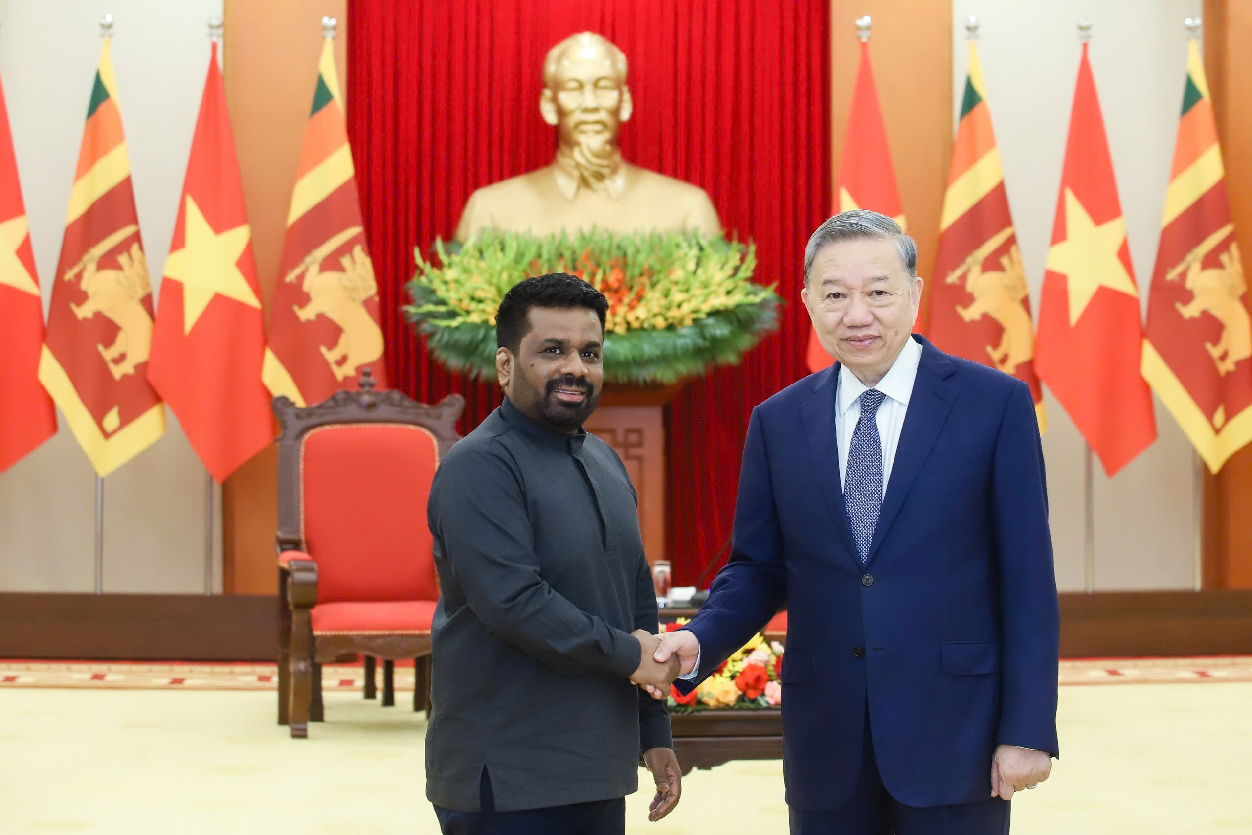 Tổng Bí thư Tô Lâm tiếp Tổng thống Sri Lanka- Ảnh 1.