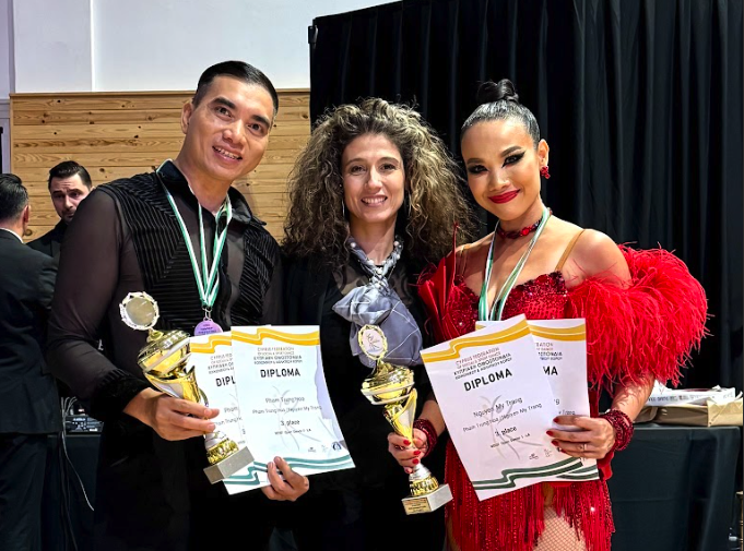 Cặp đ&ocirc;i dancesport Việt Nam lọt top 30 xuất sắc nhất thế giới lứa tuổi trung ni&ecirc;n- Ảnh 2.