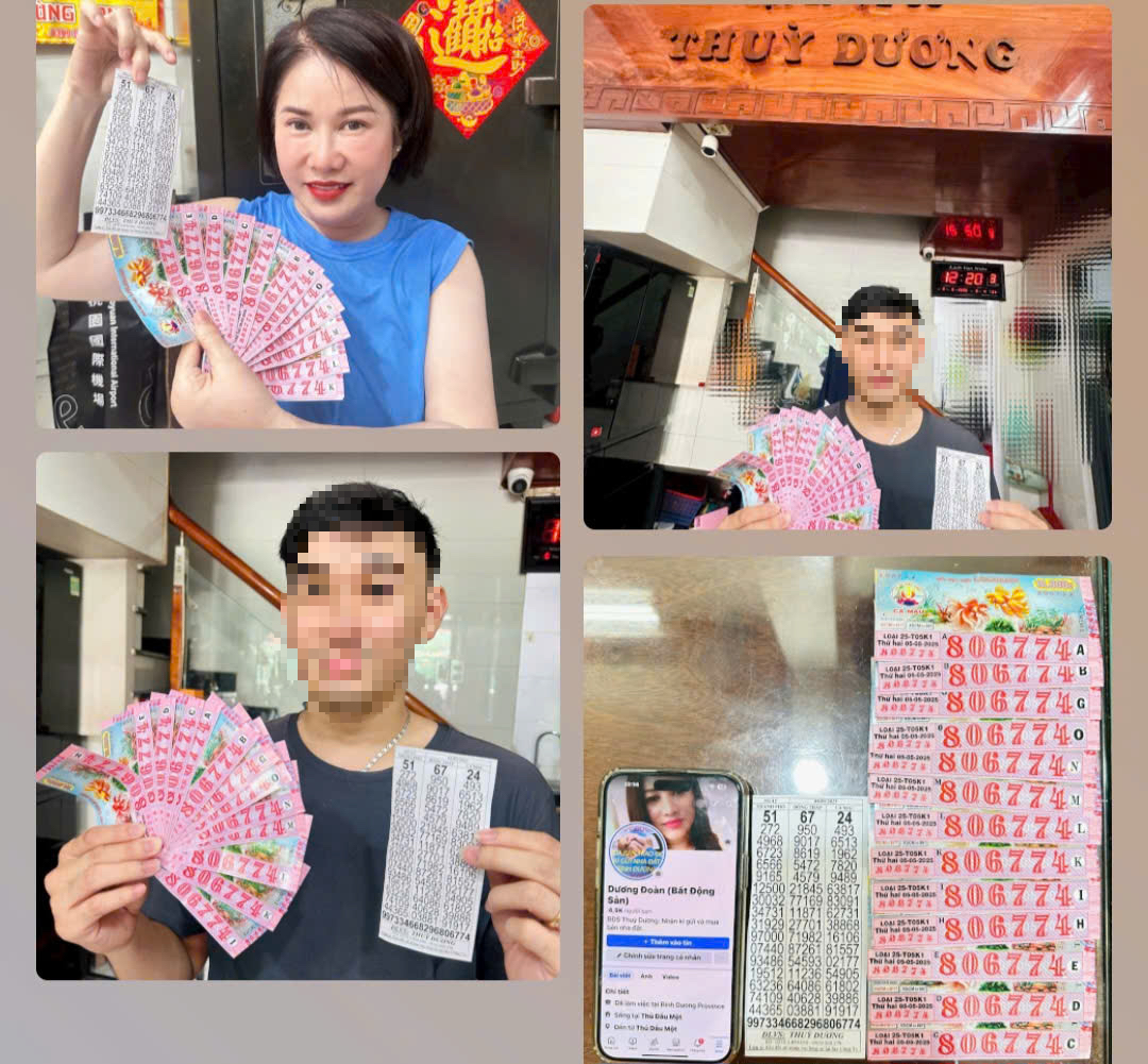 Th&ecirc;m một người ở B&igrave;nh Dương tr&uacute;ng 13 tờ v&eacute; số giải độc đắc - Ảnh 1.