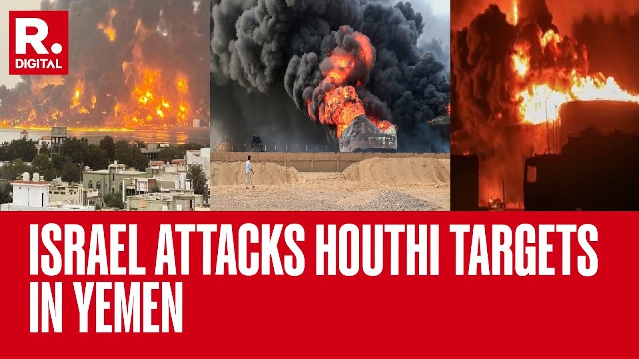 Israel ồ ạt kh&ocirc;ng k&iacute;ch Houthi, nhắm v&agrave;o cảng quan trọng của Yemen- Ảnh 1.