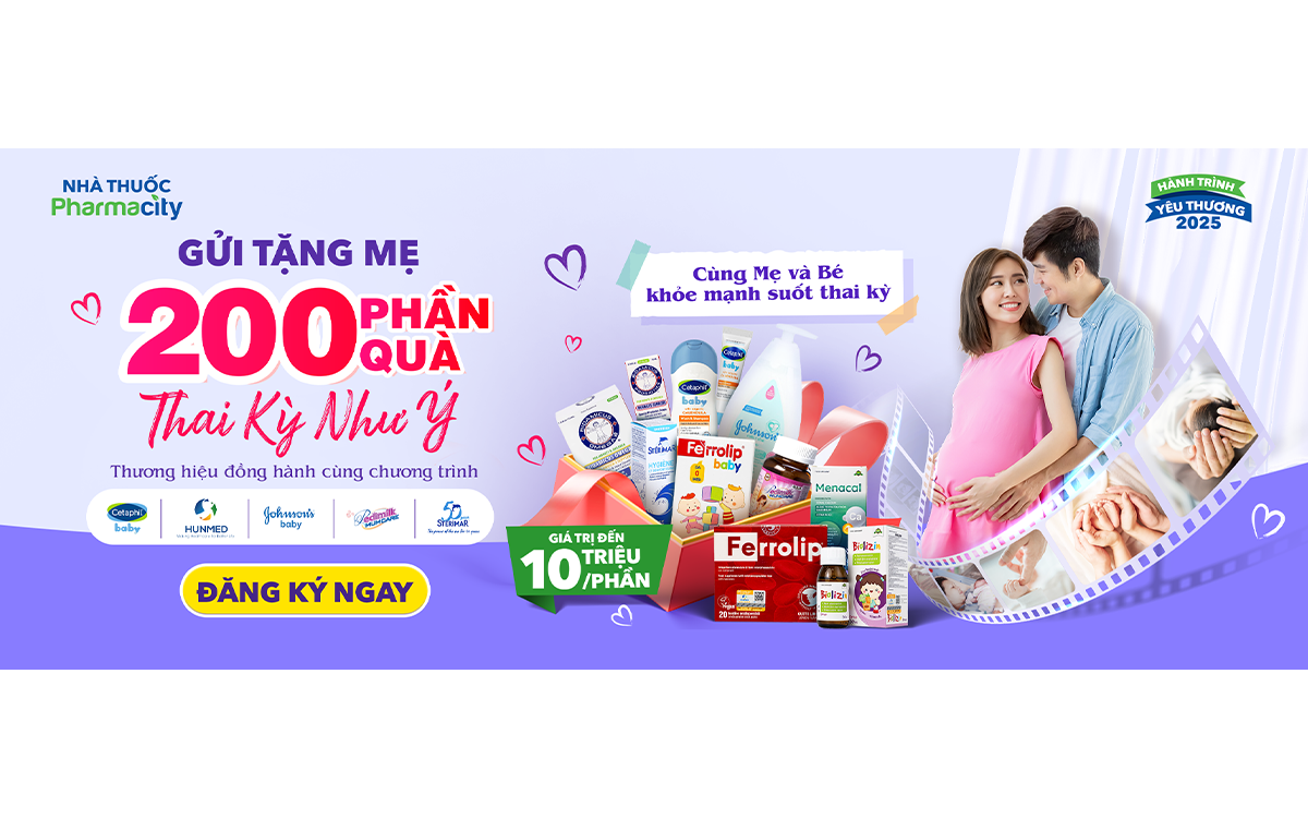 Pharmacity trao tặng 200 phần quà chăm sóc mẹ bầu trên toàn quốc