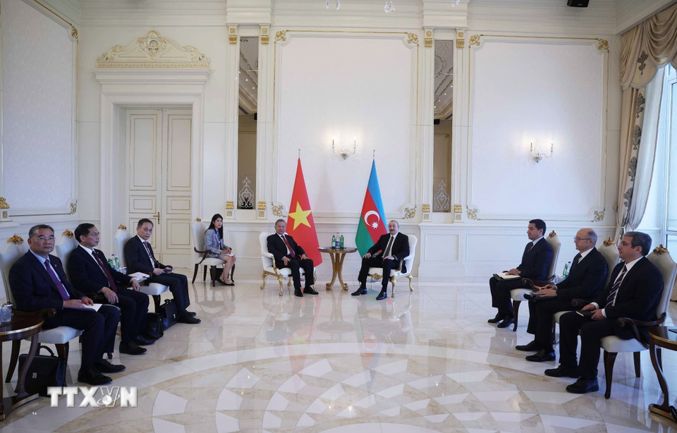 Lễ đón Tổng Bí thư Tô Lâm và Phu nhân thăm cấp Nhà nước Azerbaijan- Ảnh 10.