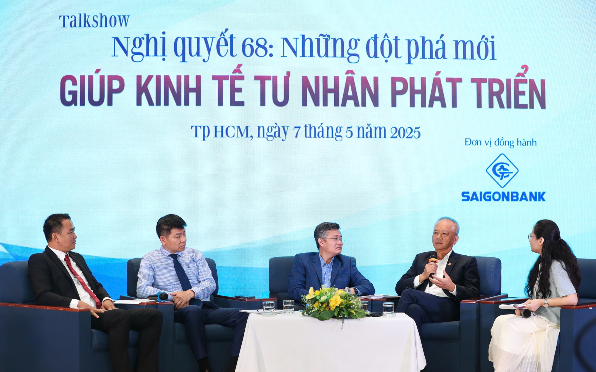 Talkshow "Nghị quyết 68: Những đột phá mới giúp kinh tế tư nhân phát triển"