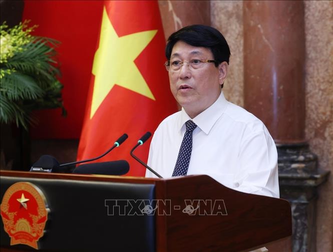 Chủ tịch nước Lương Cường trao quyết định bổ nhiệm 3 Ph&oacute; Chủ nhiệm Văn ph&ograve;ng Chủ tịch nước- Ảnh 2.
