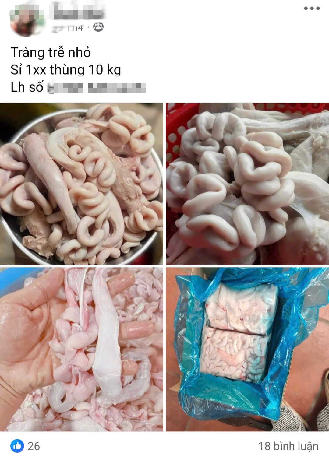 Nội tạng heo, g&agrave;, trứng non... b&aacute;n tr&agrave;n lan tr&ecirc;n chợ mạng với gi&aacute; rẻ bất ngờ- Ảnh 1.