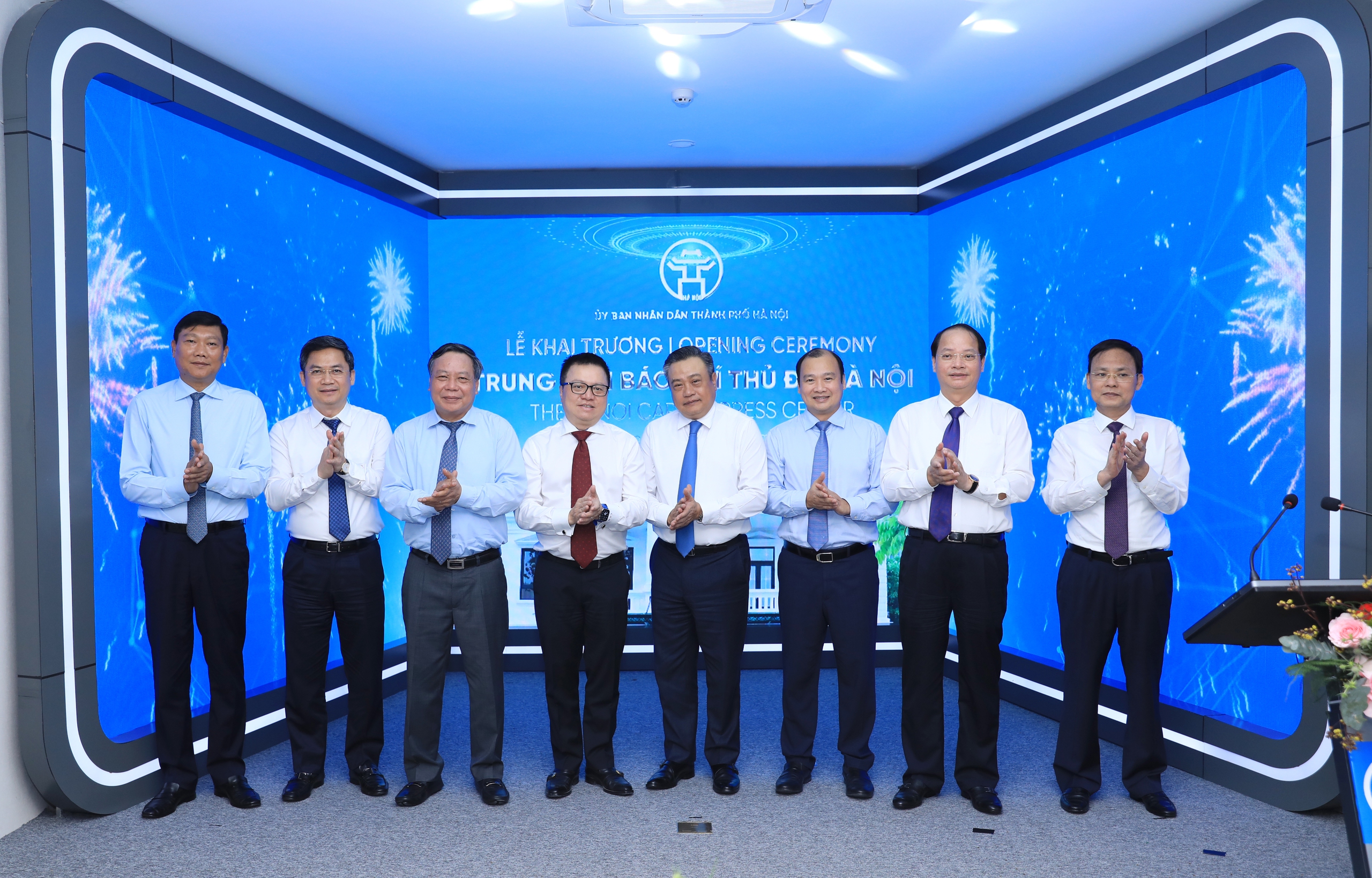 Khai trương Trung t&acirc;m B&aacute;o ch&iacute; Thủ đ&ocirc; H&agrave; Nội- Ảnh 2.