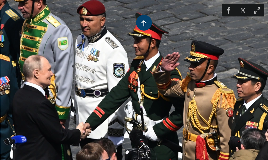 Video: Đo&agrave;n Qu&acirc;n đội Nh&acirc;n d&acirc;n Việt Nam tham gia duyệt binh tại Quảng trường Đỏ - Ảnh 3.
