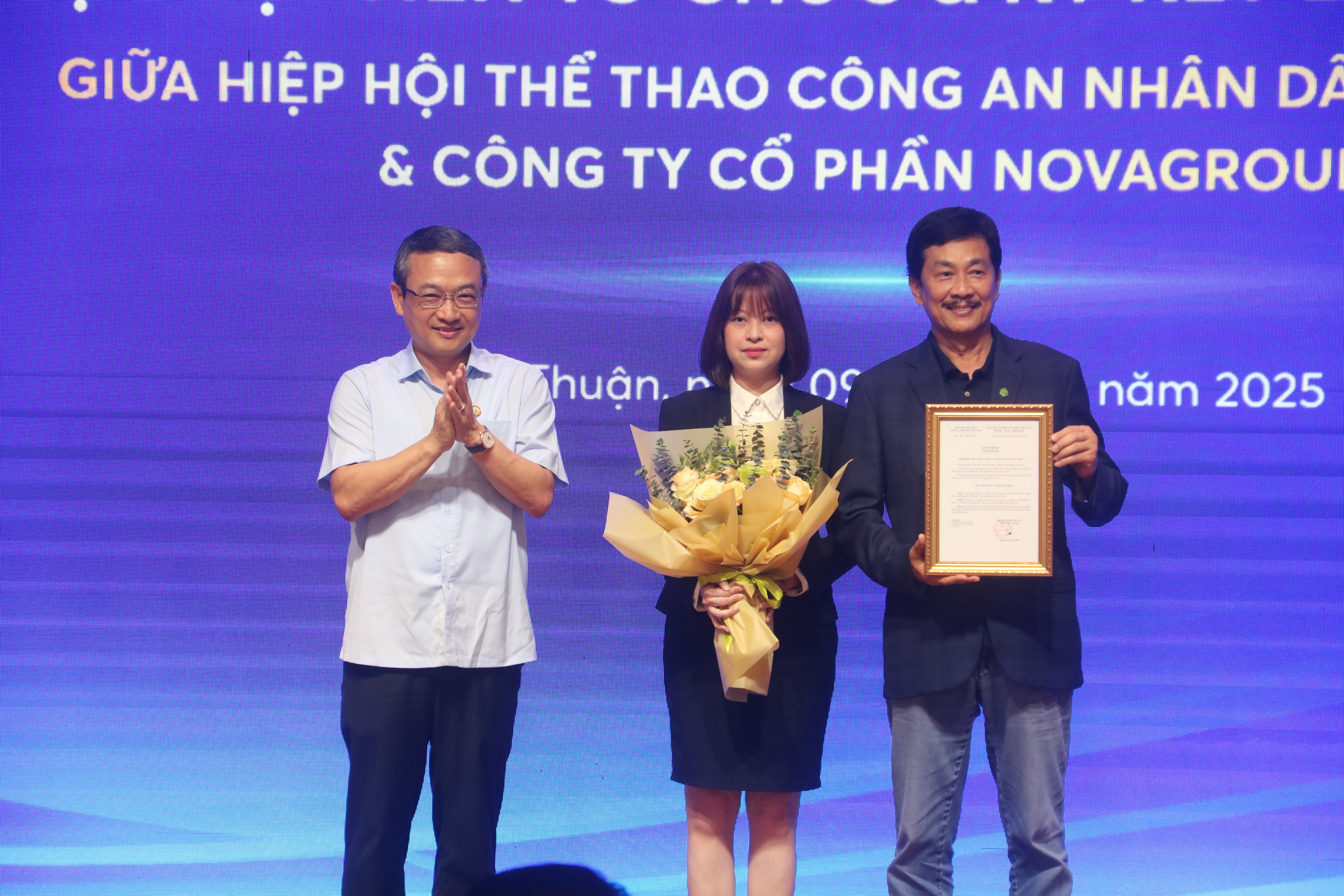 Hiệp hội Thể thao CAND tăng cường hợp tác, phát triển các môn thể thao trọng điểm tại Bình Thuận- Ảnh 2.
