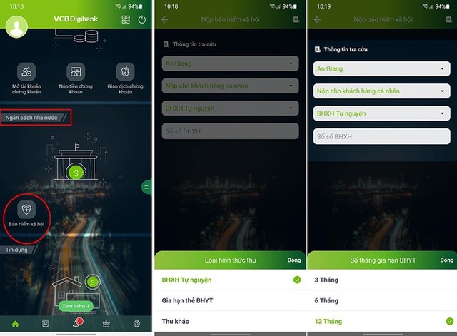 Tham gia BHXH, BHYT dễ dàng qua dịch vụ công và app ngân hàng - Ảnh 5.
