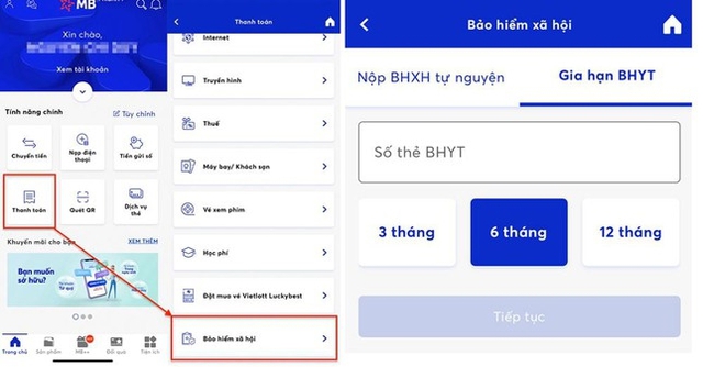 Tham gia BHXH, BHYT dễ d&agrave;ng qua dịch vụ c&ocirc;ng v&agrave; app ng&acirc;n h&agrave;ng - Ảnh 7.