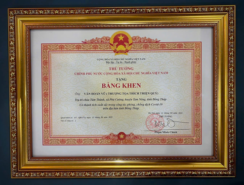 Vị thượng tọa có tấm lòng cao quý - Ảnh 1.