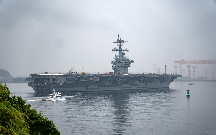 T&agrave;u s&acirc;n bay Mỹ rời vịnh Tokyo, 2 t&agrave;u s&acirc;n bay Trung Quốc xuất hiện ở Th&aacute;i B&igrave;nh Dương - Ảnh 1.