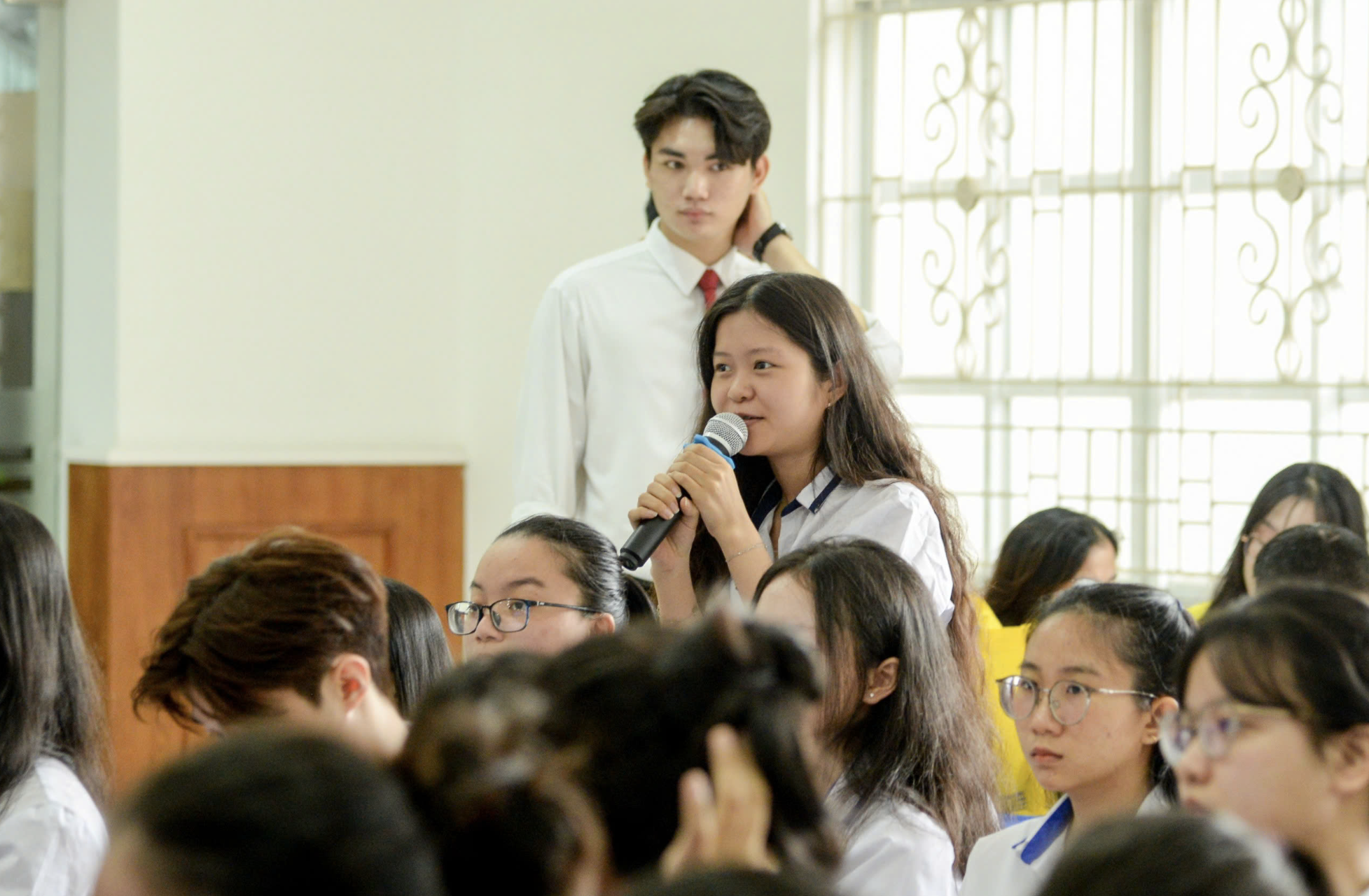 Kết nối sinh viên với doanh nghiệp trong nhiều lĩnh vực nghề nghiệp hấp dẫn - Ảnh 1.