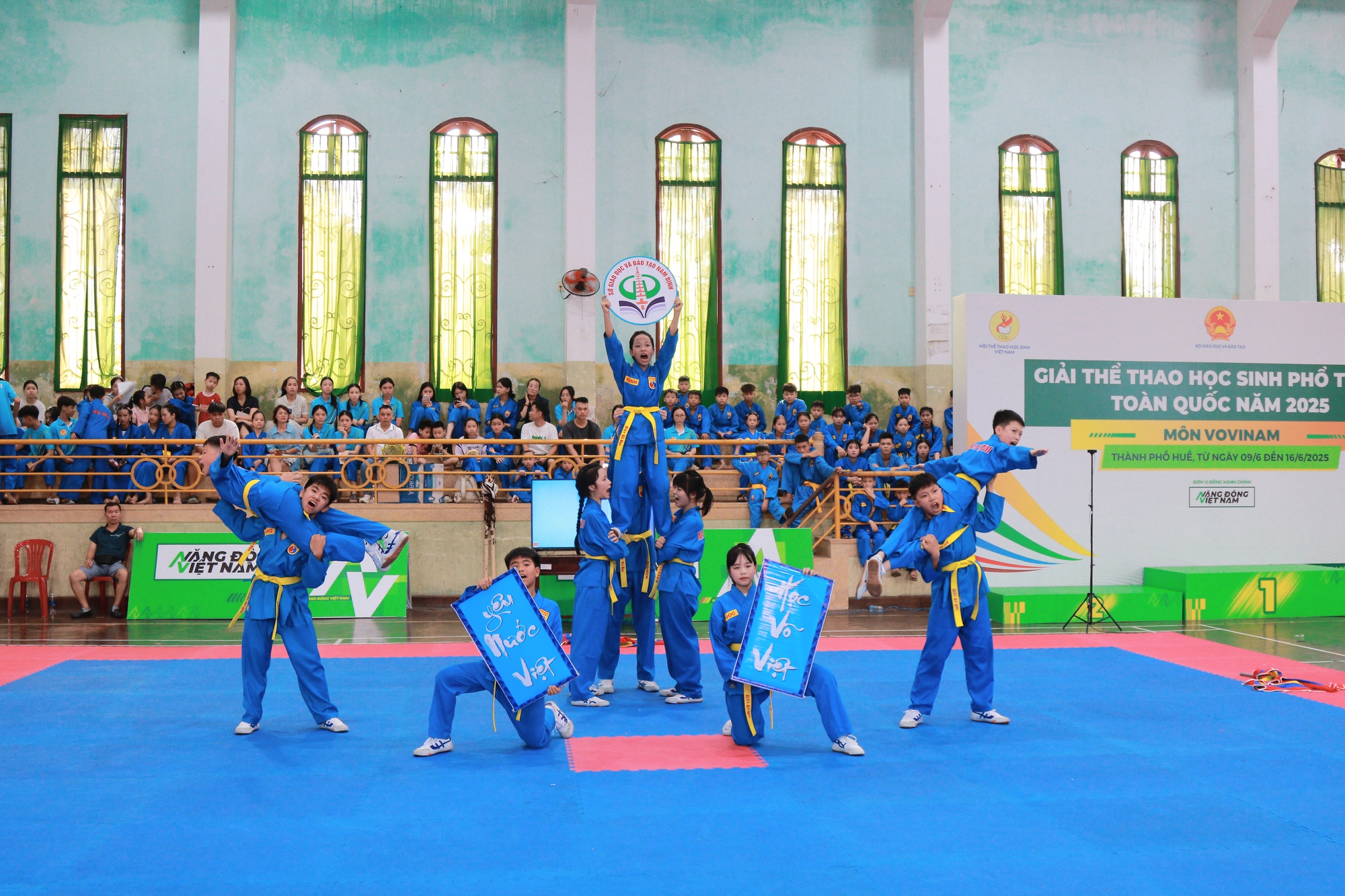 V&otilde; nhạc Vovinam g&acirc;y ấn tượng tại Giải thể thao học sinh to&agrave;n quốc 2025- Ảnh 2.