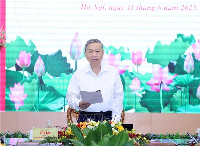 Tổng Bí thư Tô Lâm: Lan tỏa rộng khắp làn sóng yêu nước, yêu dân tộc mạnh mẽ- Ảnh 2.