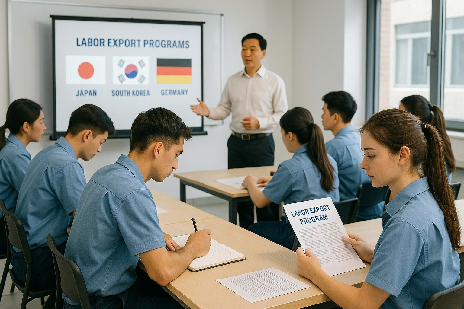 Góc khuất xuất khẩu lao động- Ảnh 1.