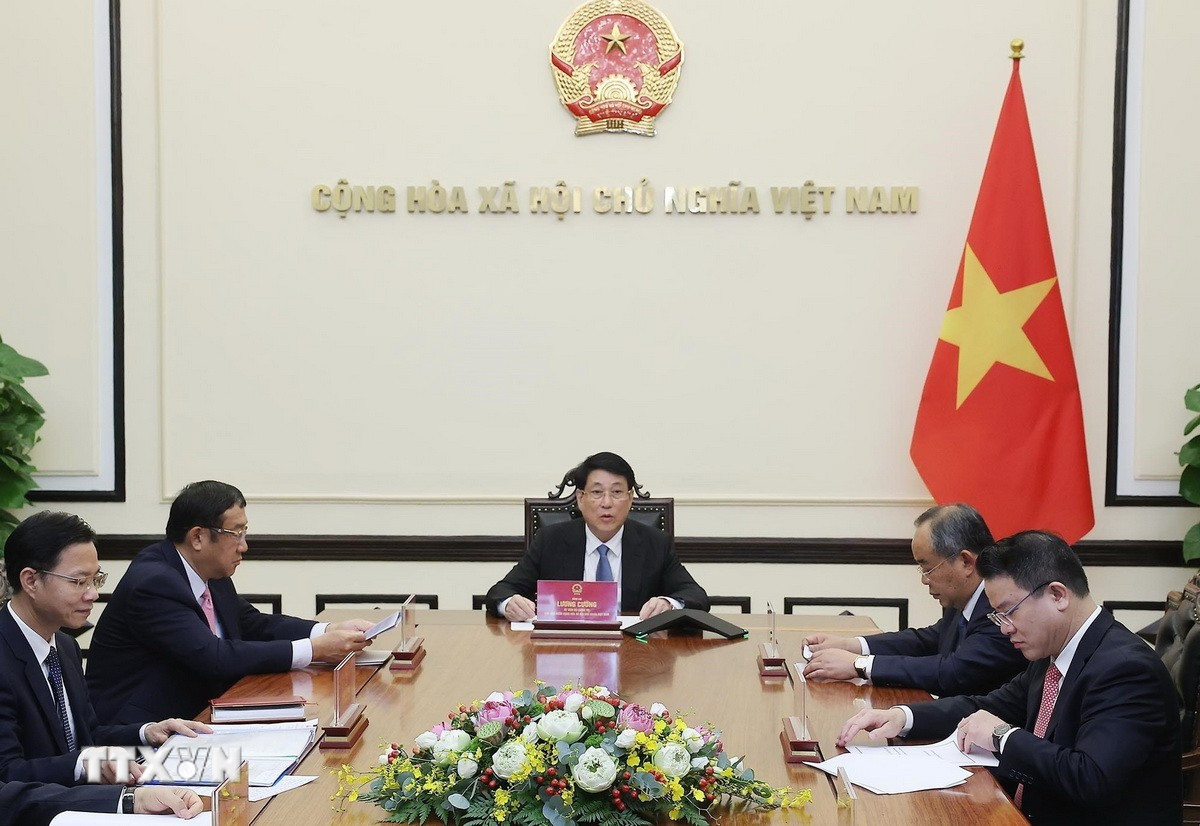 Chủ tịch nước Lương Cường điện đàm với tân Tổng thống Hàn Quốc Lee Jae Myung - Ảnh 2.