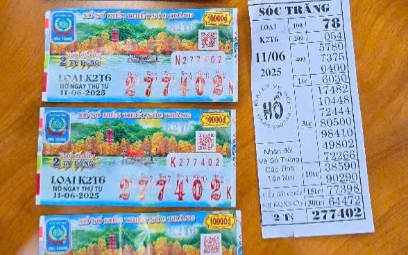 Vợ mua vé số của chồng bán, chiều trở thành tỉ phú