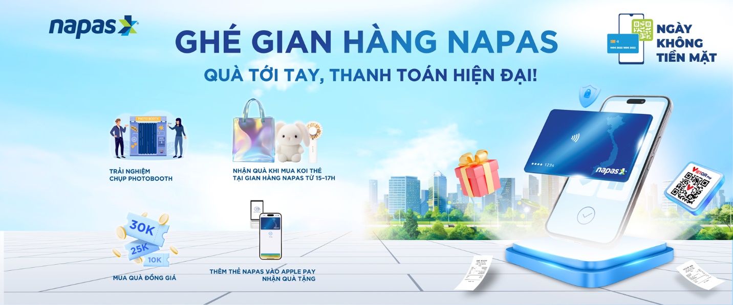 NAPAS mang đến nhiều hoạt động mới mẻ, thú vị tại chuỗi sự kiện Ngày không tiền mặt 2025- Ảnh 1.