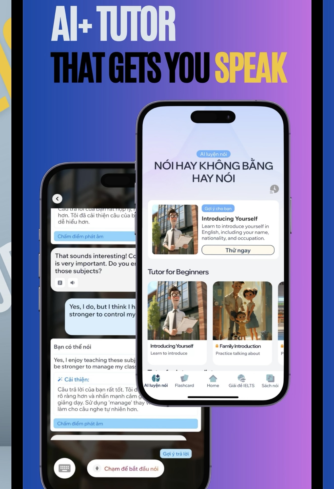 Ứng dụng học tiếng Anh t&iacute;ch hợp AI do startup Việt ph&aacute;t triển - Ảnh 1.