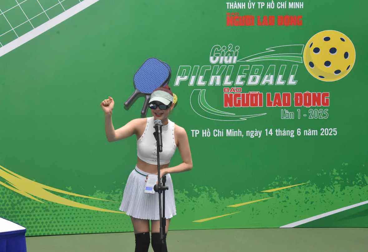 Giải Pickleball Báo Người Lao Động 2025: Tưng bừng khai mạc- Ảnh 1.