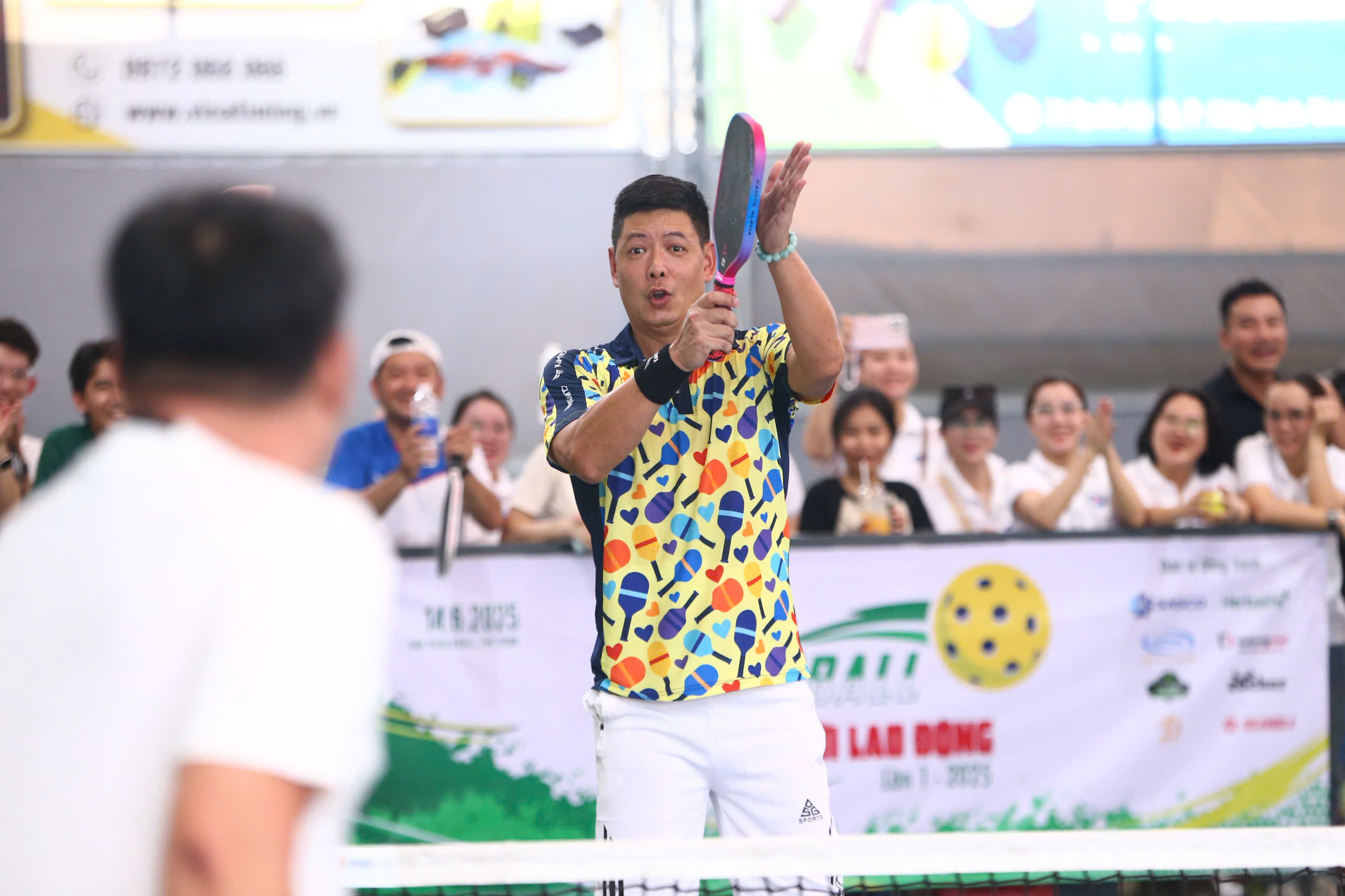 Giải Pickleball Báo Người Lao Động: Diễn viên Bình Minh đi tiếp, Minh Hằng dừng bước- Ảnh 2.