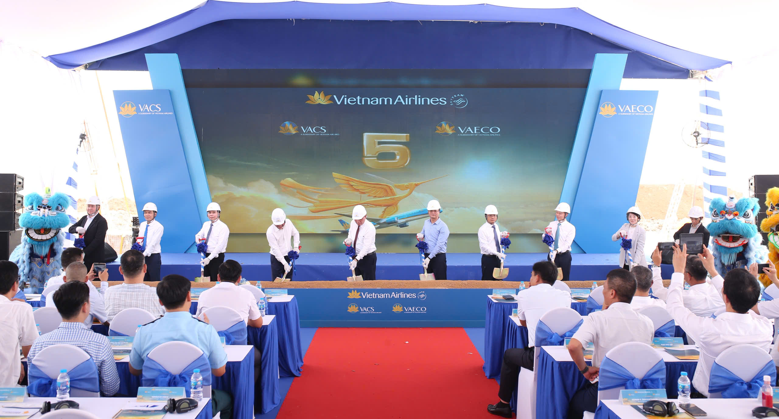 Vietnam Airlines khởi công 2 dự án gần 1.800 tỉ đồng tại sân bay Long Thành- Ảnh 1.
