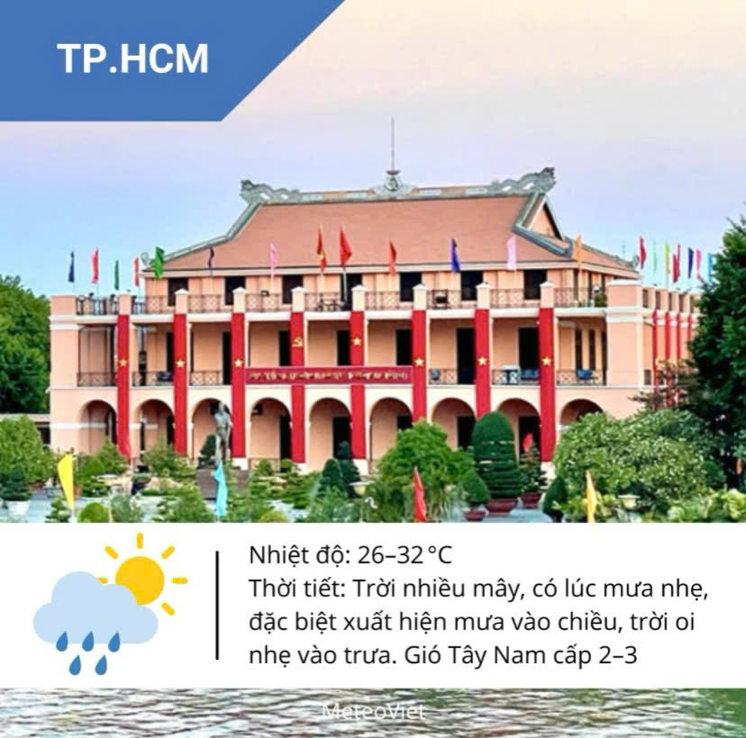 Thời tiết TP HCM hôm nay, 17-6: Mưa chiều- Ảnh 3.