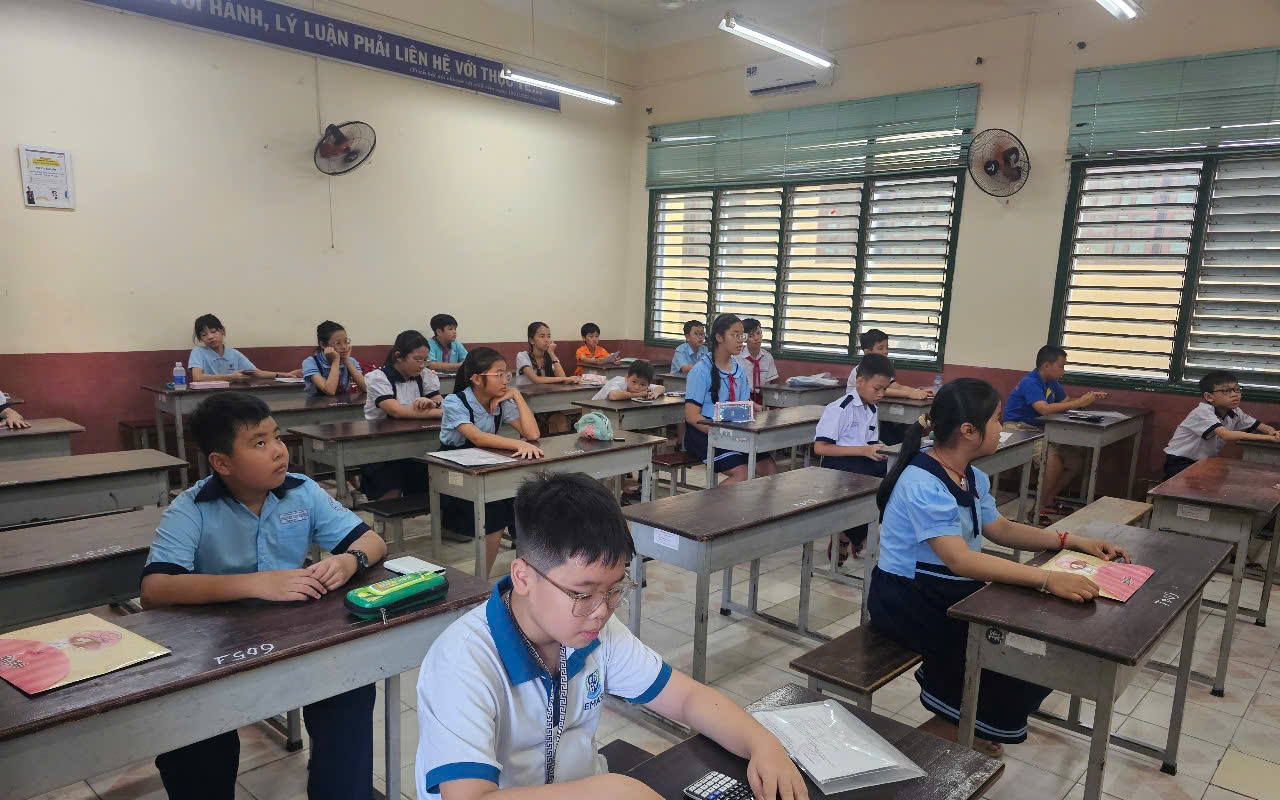 Gần 5.000 thí sinh dự khảo sát vào lớp 6 Trường Trần Đại Nghĩa, tỉ lệ chọi 1/14