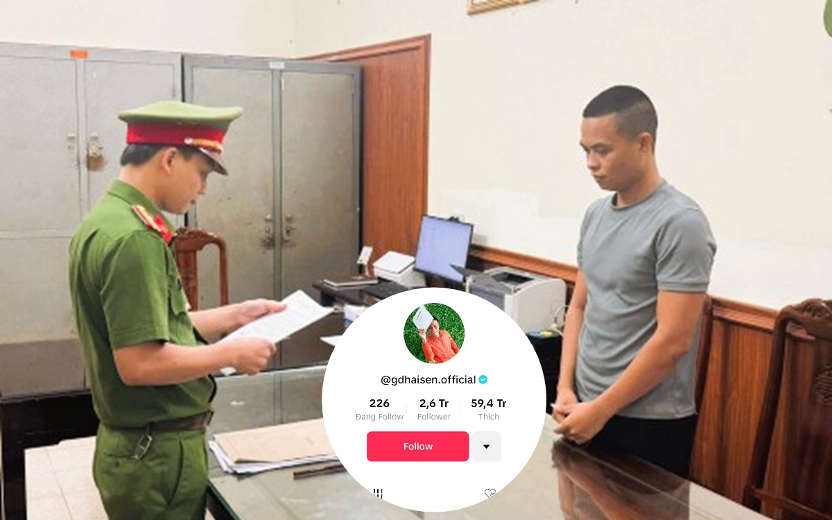 Vì sao chủ kênh TikTok "Gia đình Hải Sen" có 2,6 triệu người theo dõi bị bắt?