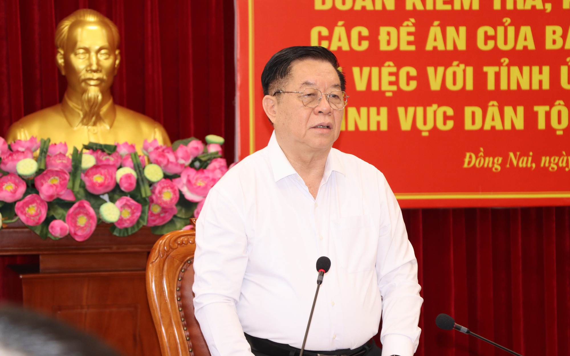 Đoàn công tác Trung ương làm việc với Tỉnh ủy Đồng Nai