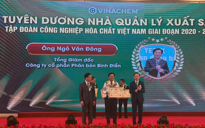 Ông Ngô Văn Đông được vinh danh Nhà lãnh đạo xuất sắc của Tập đoàn Hóa chất Việt Nam