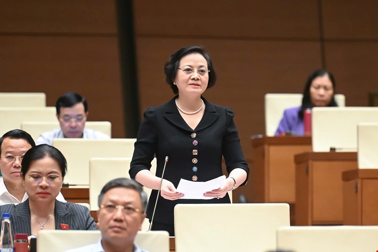 Bộ trưởng Phạm Thị Thanh Tr&agrave;: C&aacute;n bộ phải chấp nhận hy sinh, mất m&aacute;t khi sắp xếp bộ m&aacute;y- Ảnh 1.