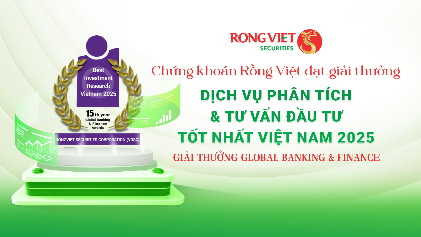 Chứng kho&aacute;n Rồng Việt đạt giải &ldquo;Dịch vụ Ph&acirc;n t&iacute;ch v&agrave; Tư vấn đầu tư tốt nhất Việt Nam 2025&rdquo;- Ảnh 1.