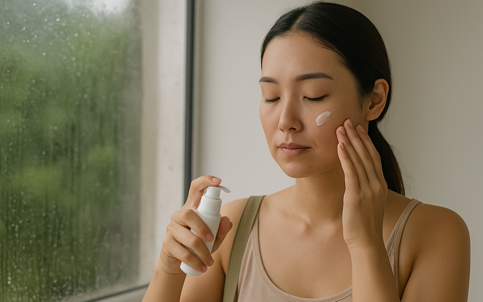 Làm sao tránh nhờn, mụn và dị ứng thời tiết vào mùa mưa?