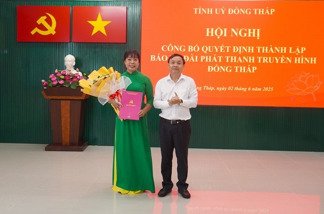 Báo và Đài PT-TH Đồng Tháp có tổng biên tập là nữ- Ảnh 1.