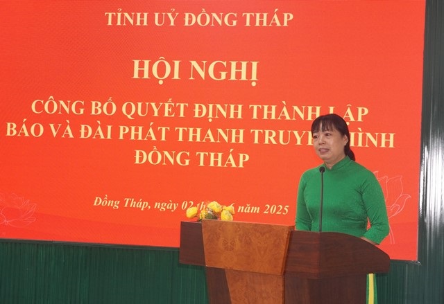 Báo và Đài PT-TH Đồng Tháp có tổng biên tập là nữ- Ảnh 3.