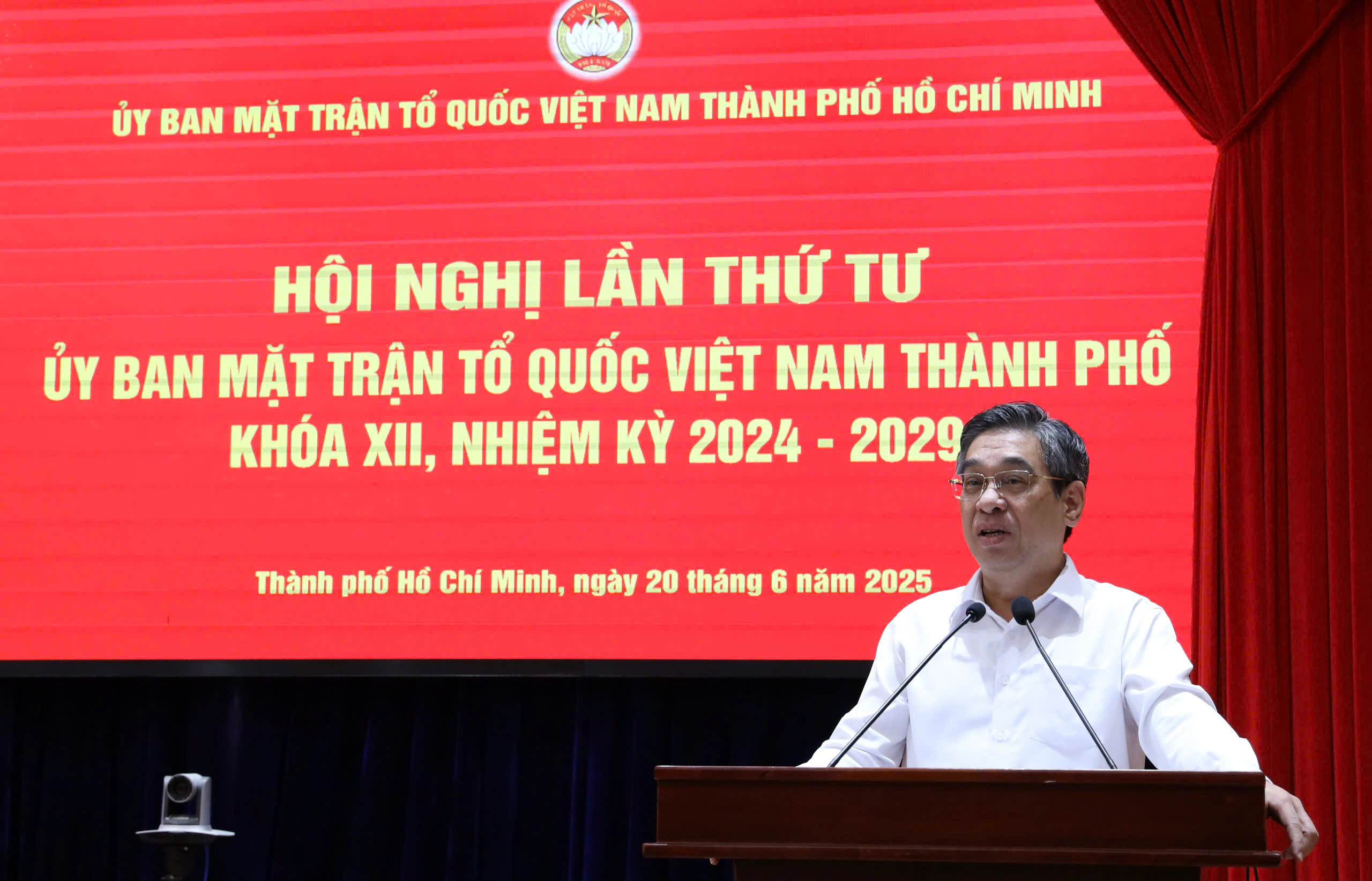Công bố quyết định kết thúc và thành lập mới Uỷ ban MTTQ TP HCM sau sáp nhập - Ảnh 4.