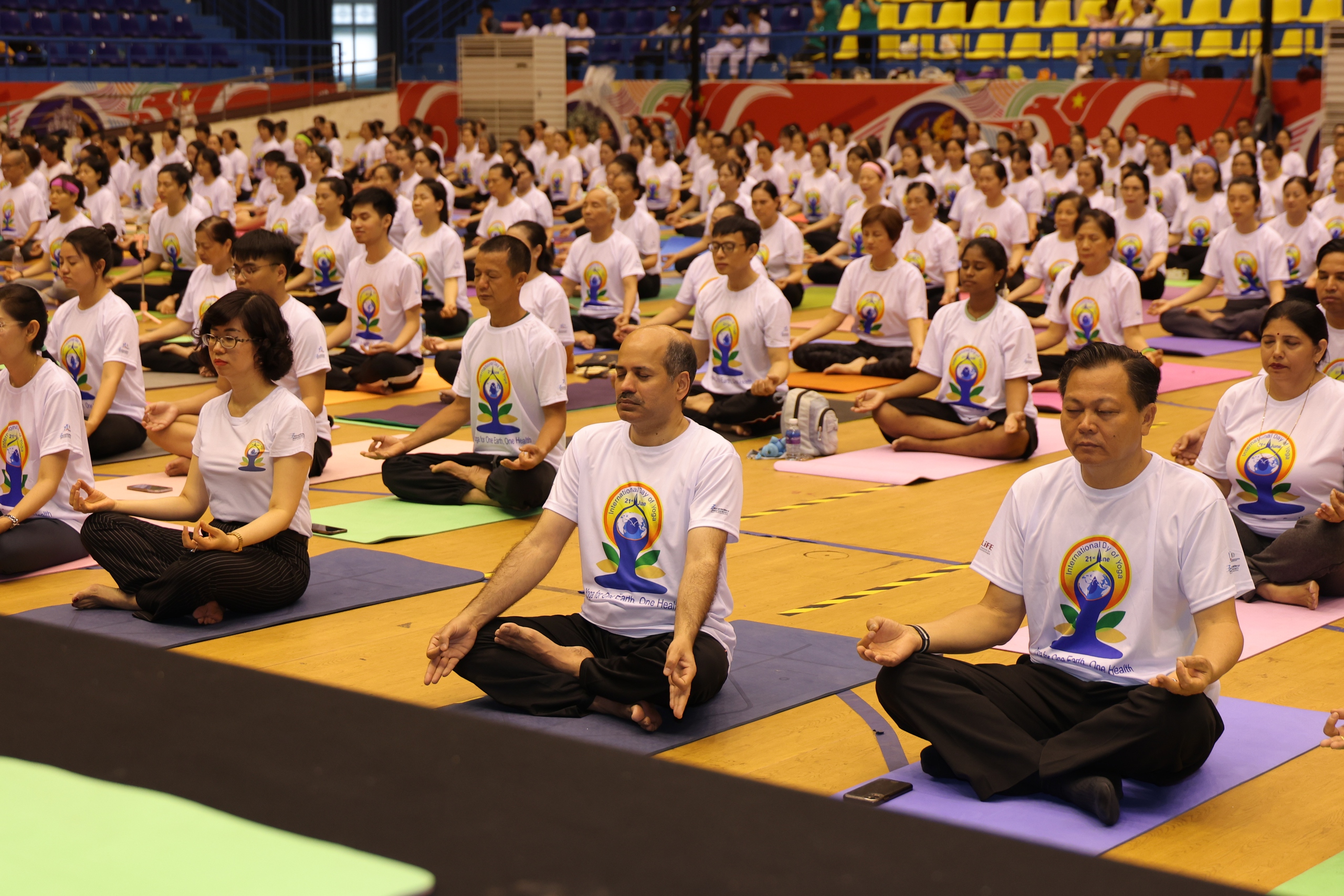 Những h&igrave;nh ảnh Ng&agrave;y Quốc tế Yoga tại Việt Nam- Ảnh 2.