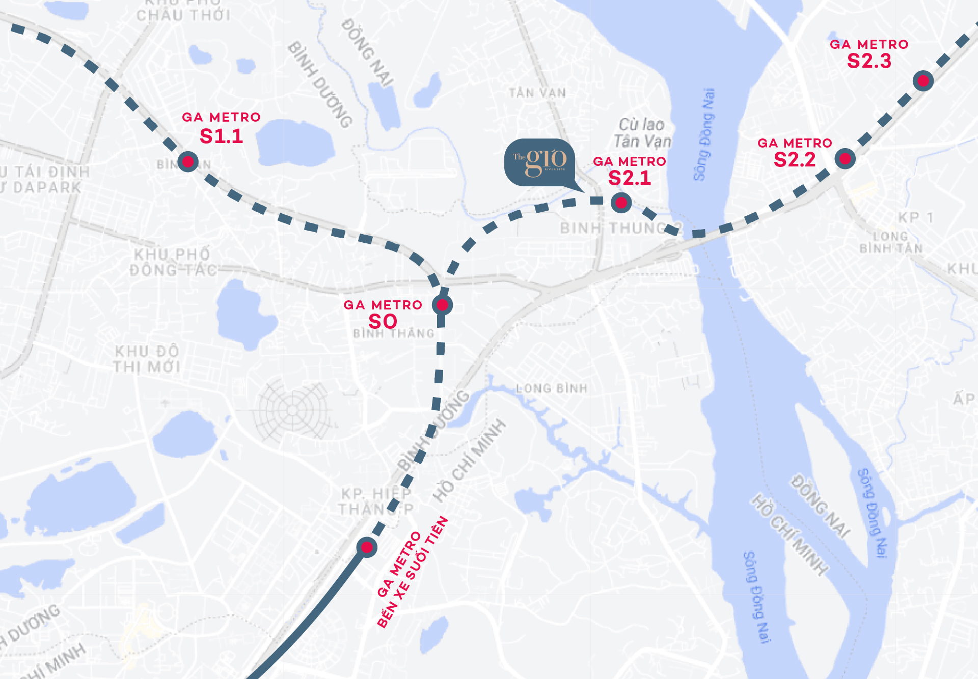 The Gi&oacute; Riverside được &ldquo;săn đ&oacute;n&rdquo; nhờ tiếp gi&aacute;p 2 tuyến Metro B&igrave;nh Dương, Đồng Nai- Ảnh 1.