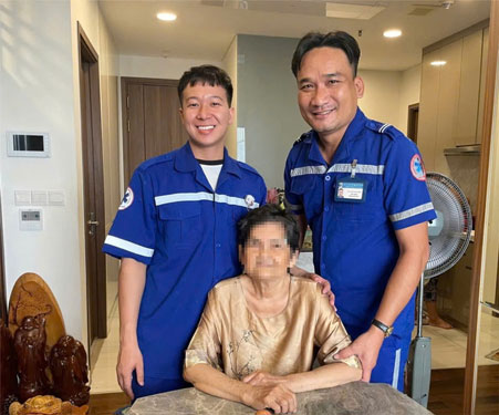 Nữ bệnh nhân 63 tuổi ngưng thở vượt cửa tử nhờ hệ thống cấp cứu 115- Ảnh 1.