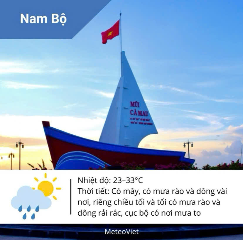 Thời tiết TP HCM h&ocirc;m nay, 23-6: Ng&agrave;y nắng nhẹ, &iacute;t mưa- Ảnh 3.