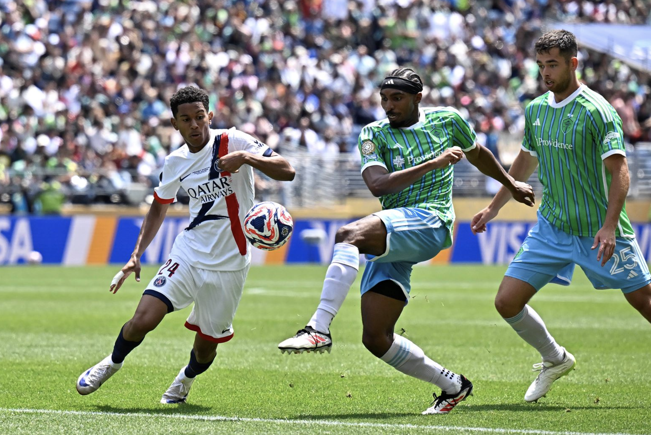 PSG thắng nh&agrave;n nh&atilde; Seattle Sounders, Atletico Madrid bị loại v&igrave; k&eacute;m b&agrave;n thắng- Ảnh 1.