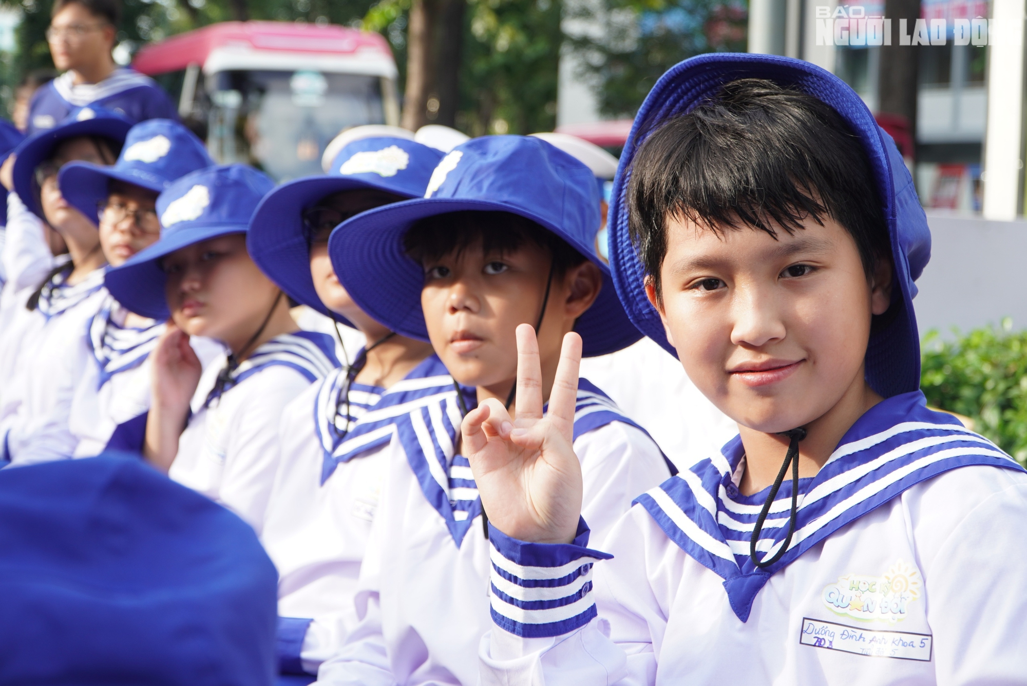 Hình ảnh dễ thương của các chiến sĩ nhí tham gia khóa huấn luyện Học kỳ trong Quân đội- Ảnh 3.
