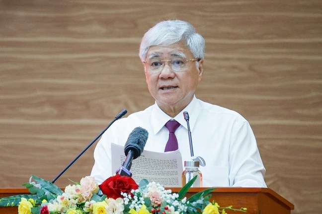 Tổng Bí thư Tô Lâm trao quyết định về việc thành lập Cơ quan Ủy ban Trung ương MTTQ Việt Nam- Ảnh 4.