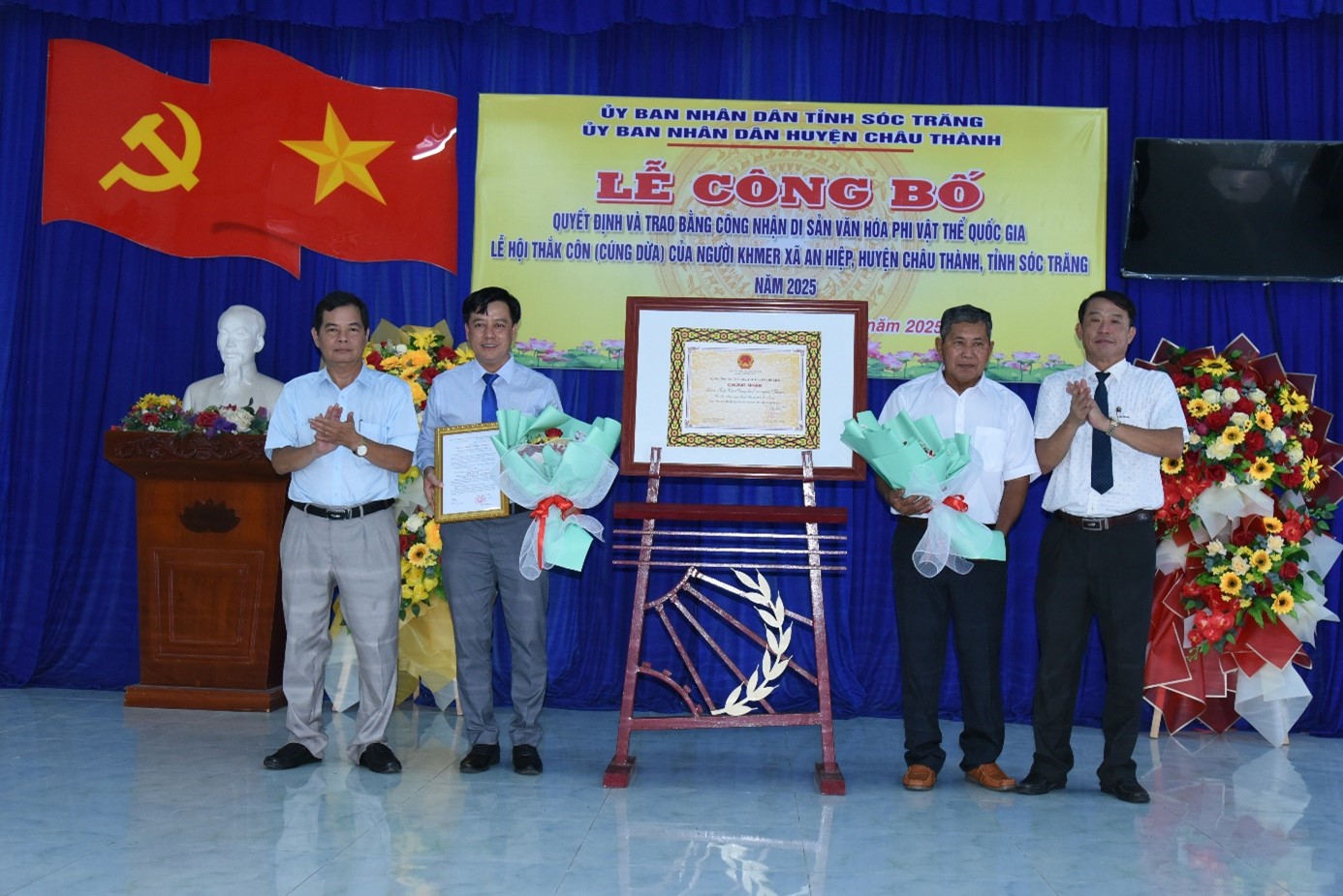 Sóc Trăng: Lễ công bố Di sản văn hóa phi vật thể quốc gia đối với Lễ hội Thắk Côn- Ảnh 1.