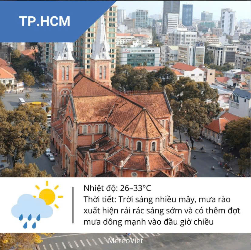 Thời tiết TP HCM hôm nay, 24-6: Nắng gián đoạn, mưa gia tăng- Ảnh 3.