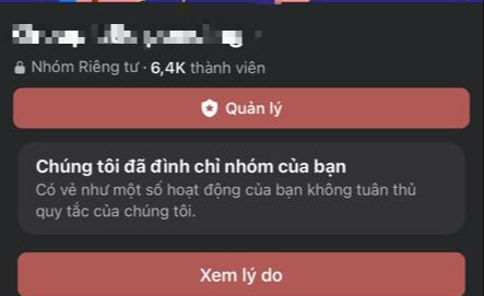 H&agrave;ng loạt group Facebook "bay m&agrave;u" kh&ocirc;ng r&otilde; l&yacute; do- Ảnh 2.