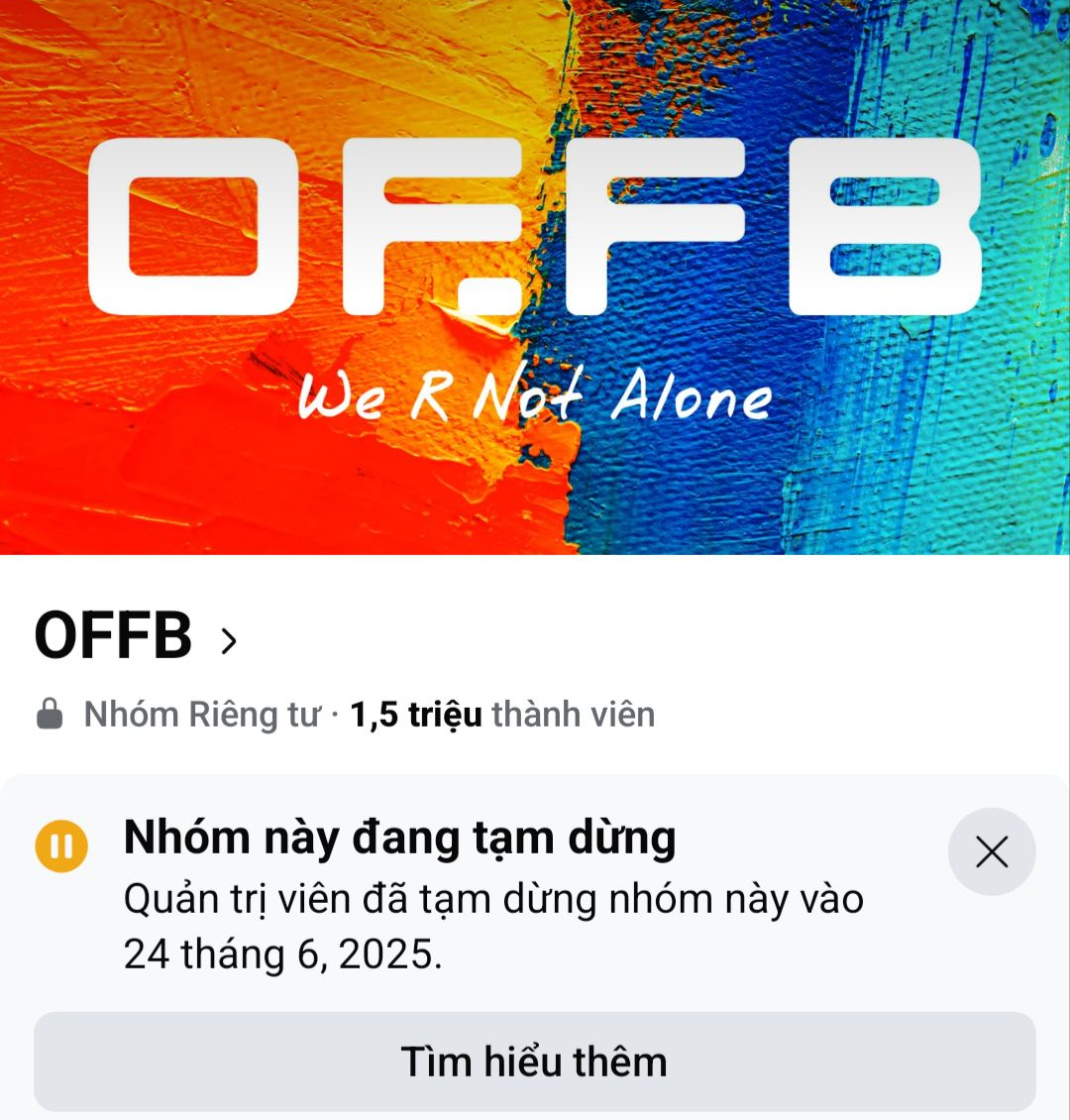 H&agrave;ng loạt group Facebook "bay m&agrave;u" kh&ocirc;ng r&otilde; l&yacute; do- Ảnh 3.