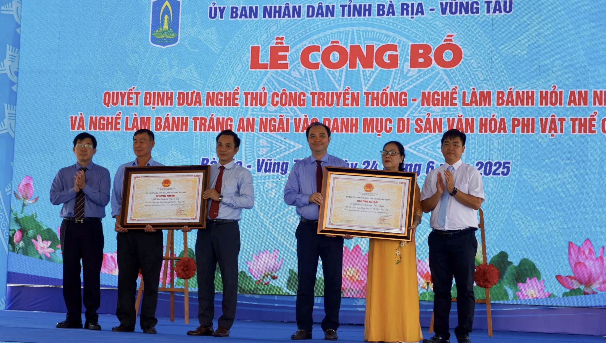 Hai làng nghề ở Bà Rịa - Vũng Tàu được công nhận Di sản văn hóa phi vật thể quốc gia- Ảnh 1.